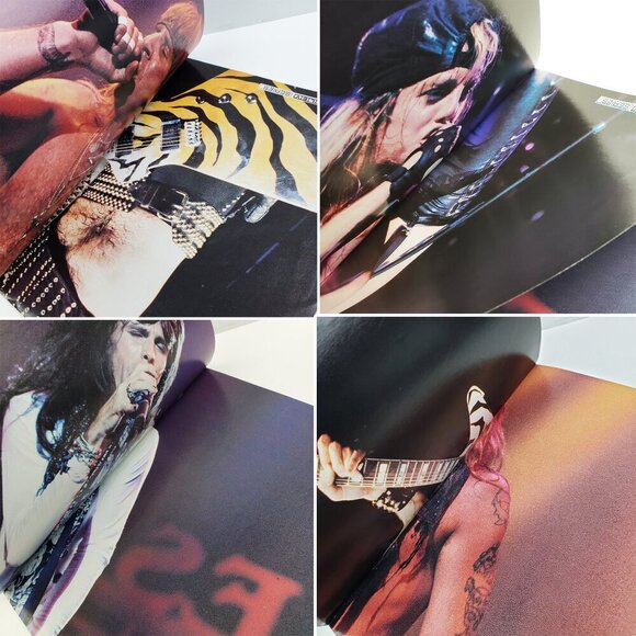 Blast! Live Metal Magazine Ashley Posters Aerosmith Motley Crue KISS Poison 1990 - Picture 3 of 10